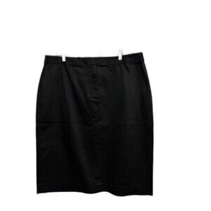 Vintage Bloomingdales Skirt Pencil Straight Black Women’s Sz 16 Classic Career‎